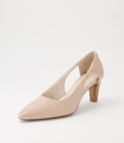 Madden2 Nude Patent Leather Heels -Lynx Shoes Shop SU12385NDUPL 3