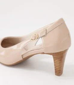 Madden2 Nude Patent Leather Heels -Lynx Shoes Shop SU12385NDUPL 6