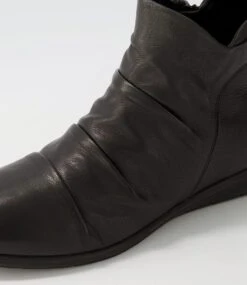 Fois Black Leather Ankle Boots 11 Fois Black Leather Ankle Boots -Lynx Shoes Shop SU12401B75LE 6