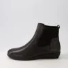 Fragile Black Leather Elastic Chelsea Boots 2 Fragile Black Leather Elastic Chelsea Boots -Lynx Shoes Shop SU12402B5863 2