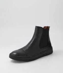 Tamiss Black Leather Chelsea Boots -Lynx Shoes Shop SU12415B75LE 3