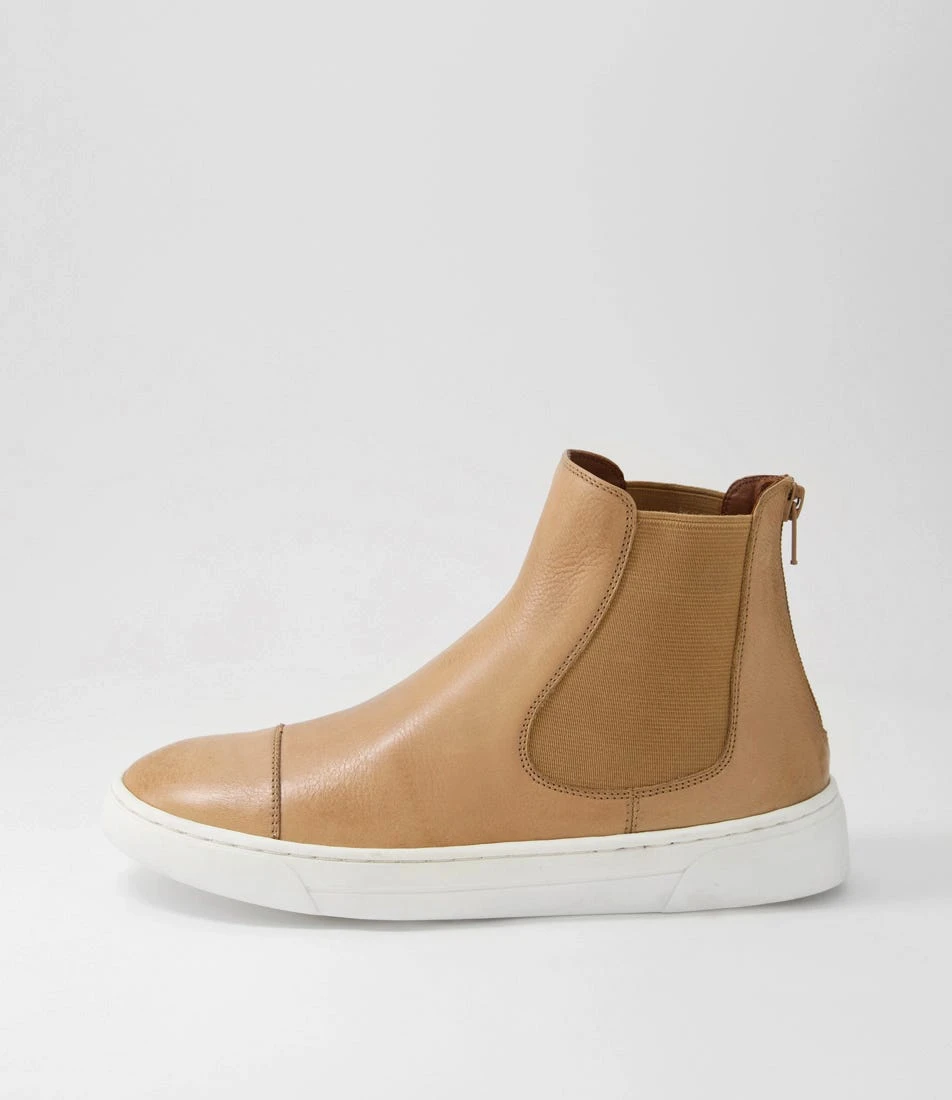 Tamiss Camel Leather Chelsea Boots 3 Tamiss Camel Leather Chelsea Boots