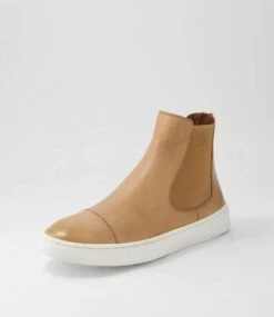 Tamiss Camel Leather Chelsea Boots 8 Tamiss Camel Leather Chelsea Boots -Lynx Shoes Shop SU12415N58LE 3