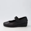 Labor Black Leather Wedges 2 Labor Black Leather Wedges -Lynx Shoes Shop SU12418BLALE 2