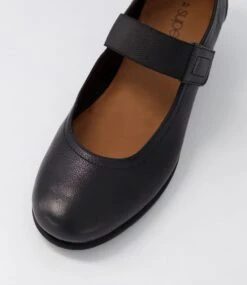 Labor Black Leather Wedges 10 Labor Black Leather Wedges -Lynx Shoes Shop SU12418BLALE 5