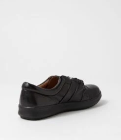 Zicci Black Leather Sneakers -Lynx Shoes Shop SU12435B75LE 4