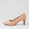 Birth Dark Nude Leather Heels 2 Birth Dark Nude Leather Heels -Lynx Shoes Shop SU12447NJDLE 2