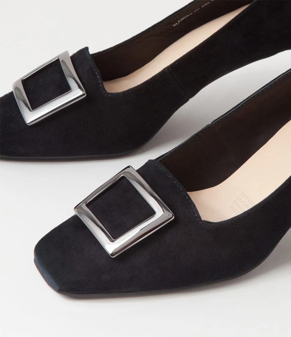 Blaning Black Suede Heels 7 Blaning Black Suede Heels - Image 5