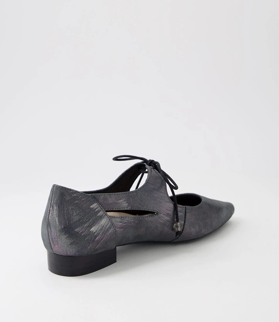 Crushs Brushed Gunmetal Leather Mary Janes 5 Crushs Brushed Gunmetal Leather Mary Janes - Image 3