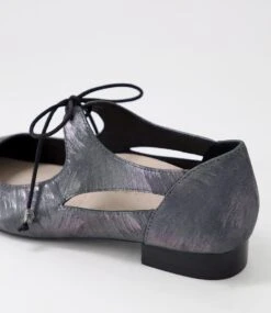 Crushs Brushed Gunmetal Leather Mary Janes 11 Crushs Brushed Gunmetal Leather Mary Janes -Lynx Shoes Shop SU12449MYTLE 6