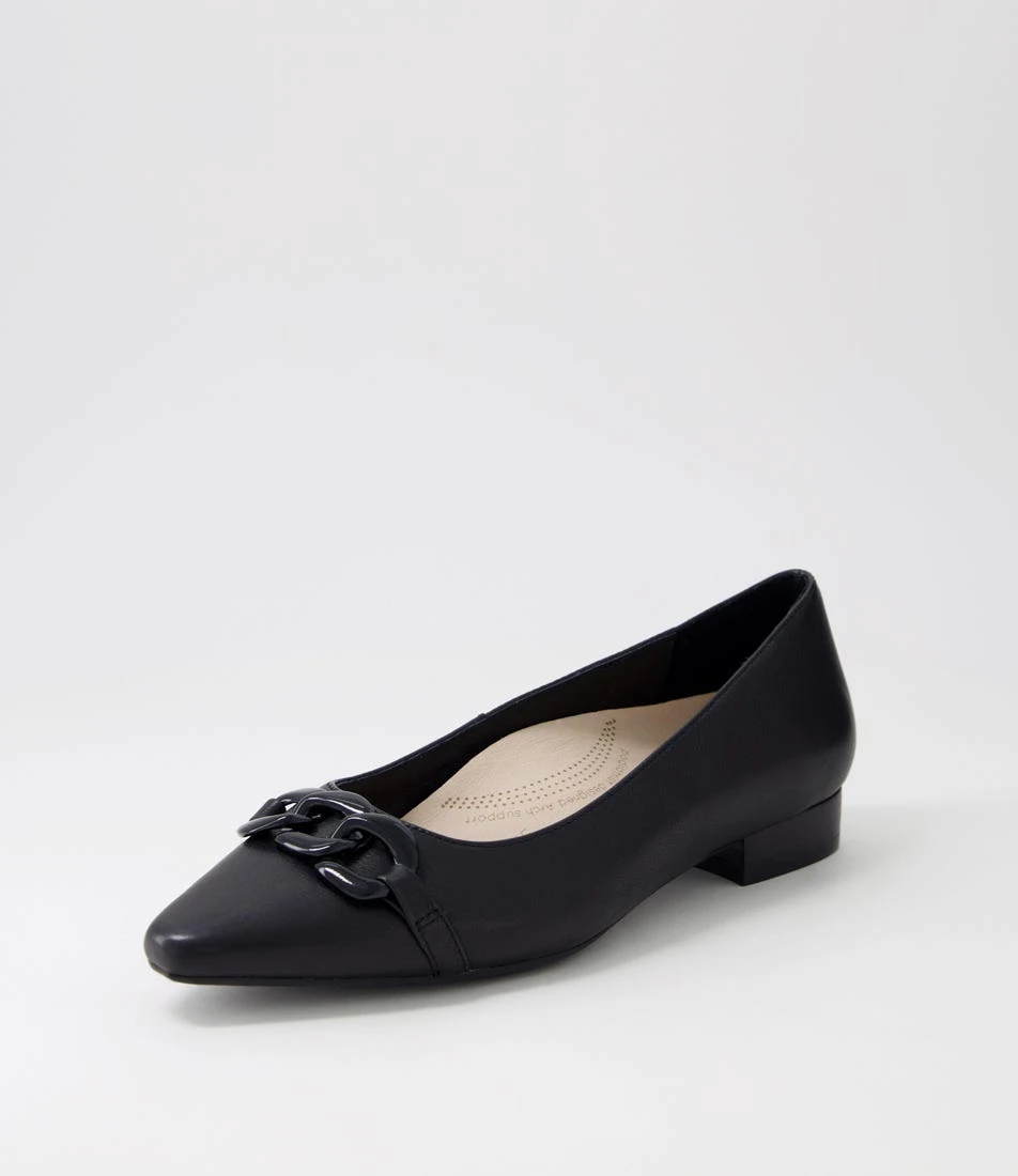 Candys Black Leather Loafers 4 Candys Black Leather Loafers - Image 2