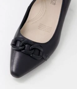 Candys Black Leather Loafers 10 Candys Black Leather Loafers -Lynx Shoes Shop SU12451BLALE 5