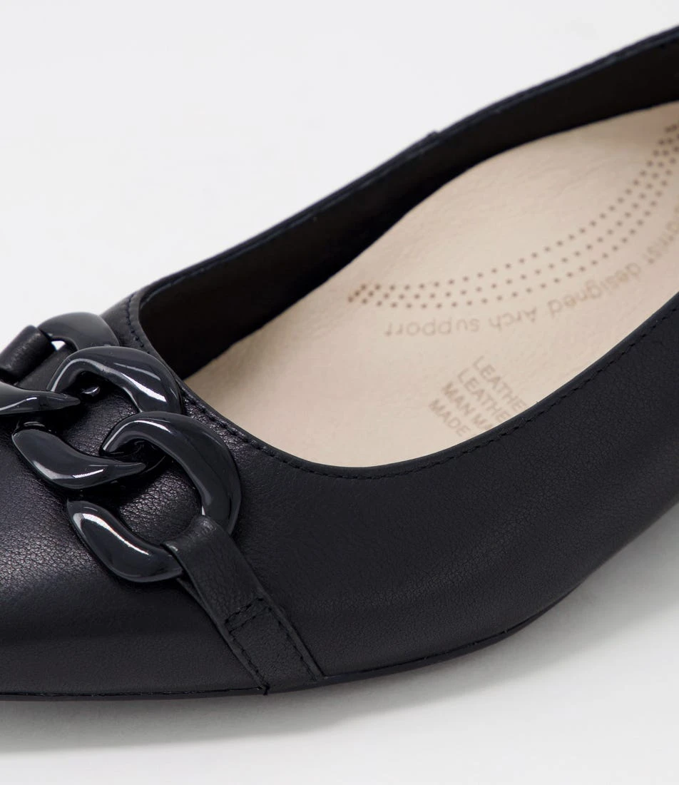 Candys Black Leather Loafers 7 Candys Black Leather Loafers - Image 5