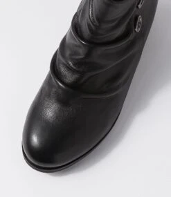 Cerinas Black Leather Ankle Boots -Lynx Shoes Shop SU12455BLALE 5