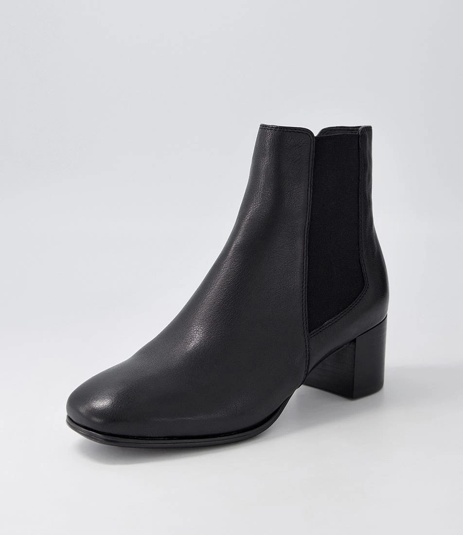 Garson Black Leather Chelsea Boots 4 Garson Black Leather Chelsea Boots - Image 2