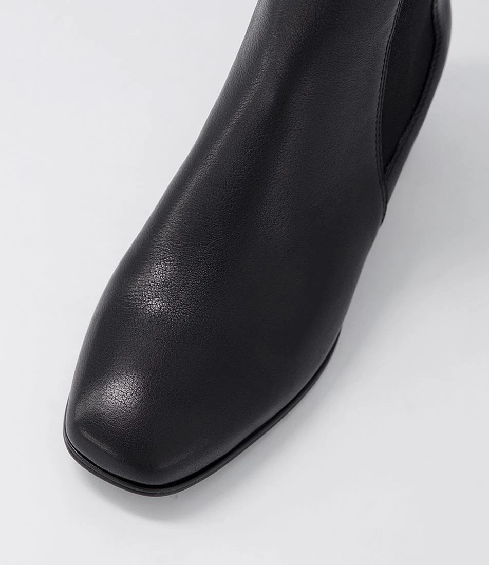 Garson Black Leather Chelsea Boots 6 Garson Black Leather Chelsea Boots - Image 4