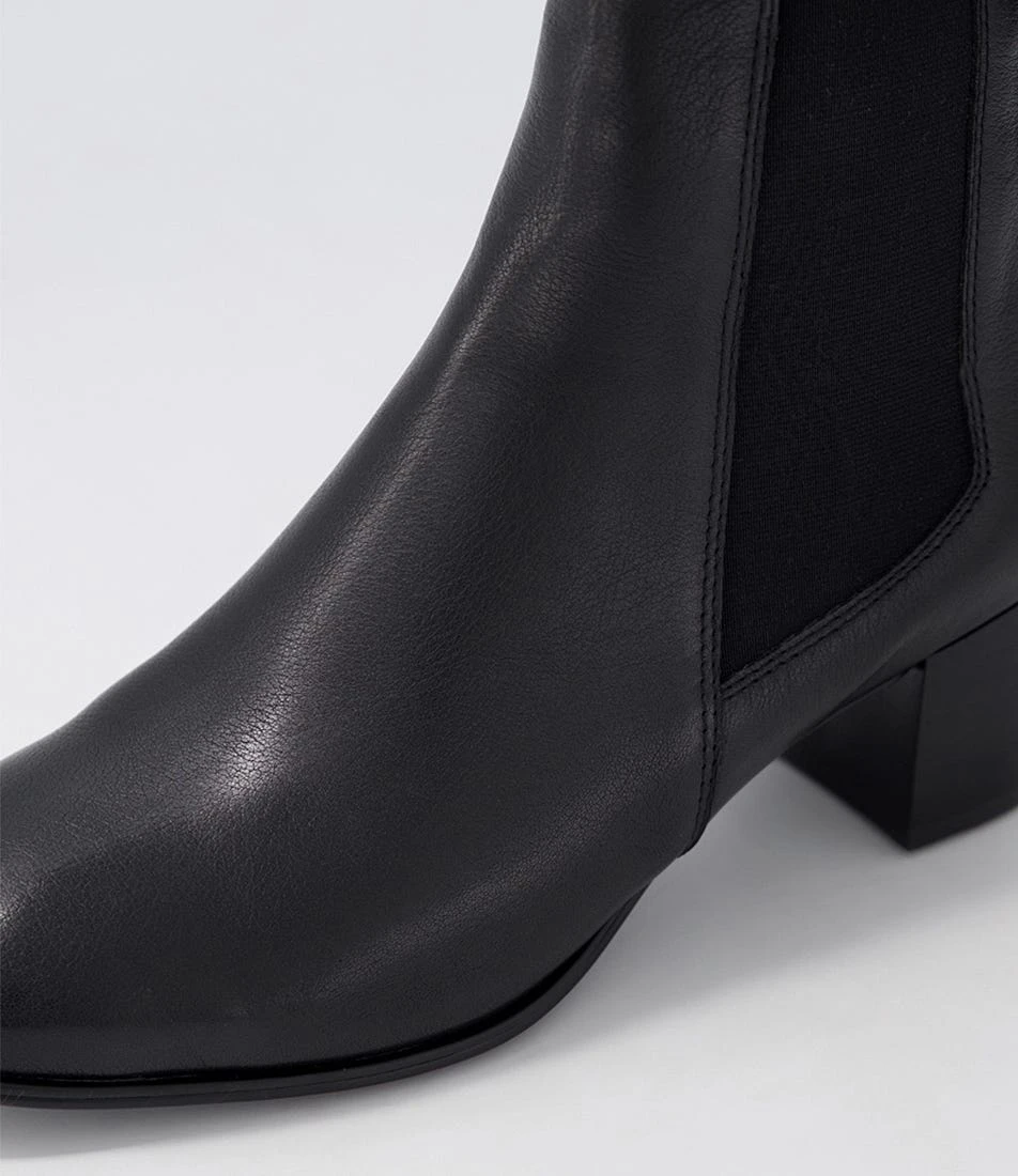 Garson Black Leather Chelsea Boots 7 Garson Black Leather Chelsea Boots - Image 5