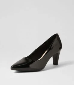 Mesmerize2 Black Patent Leather Heels -Lynx Shoes Shop SU12493BLAPL 3