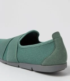 Sarrina Khaki Mesh Elastic Sneakers 11 Sarrina Khaki Mesh Elastic Sneakers -Lynx Shoes Shop SU12541H48NG 6