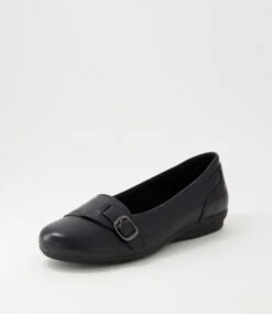 Jessis Black Leather Flat Shoes 8 Jessis Black Leather Flat Shoes -Lynx Shoes Shop SU12549BLALE 3