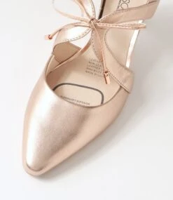 Meduza2 Champagne Leather Heels -Lynx Shoes Shop SU12563N74LE 5