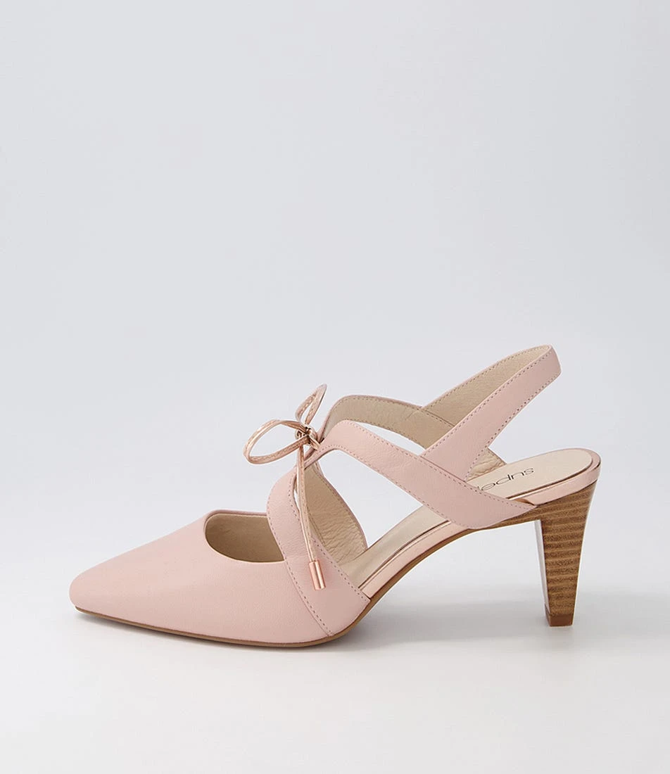 Meduza2 Blush Rose Gold Leather Heels 3 Meduza2 Blush Rose Gold Leather Heels