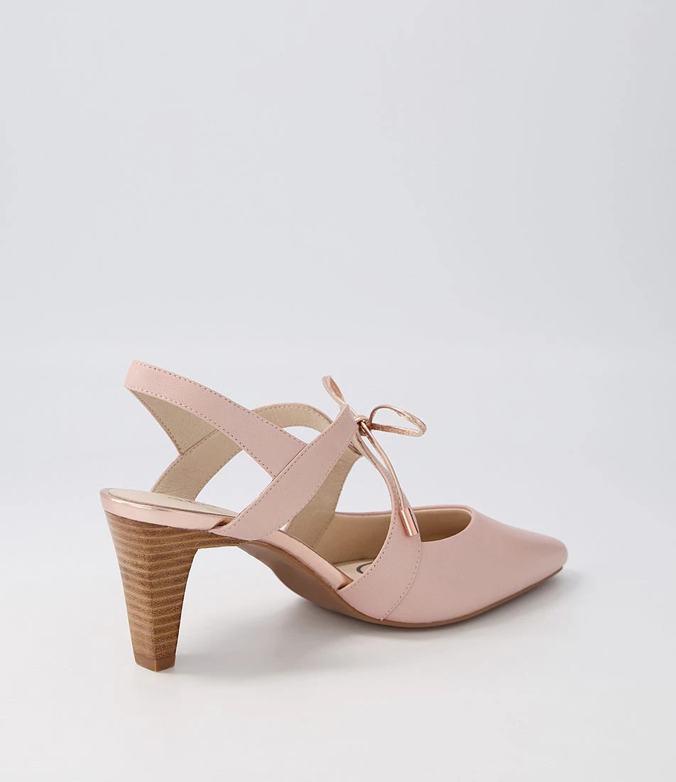 Meduza2 Blush Rose Gold Leather Heels 5 Meduza2 Blush Rose Gold Leather Heels - Image 3