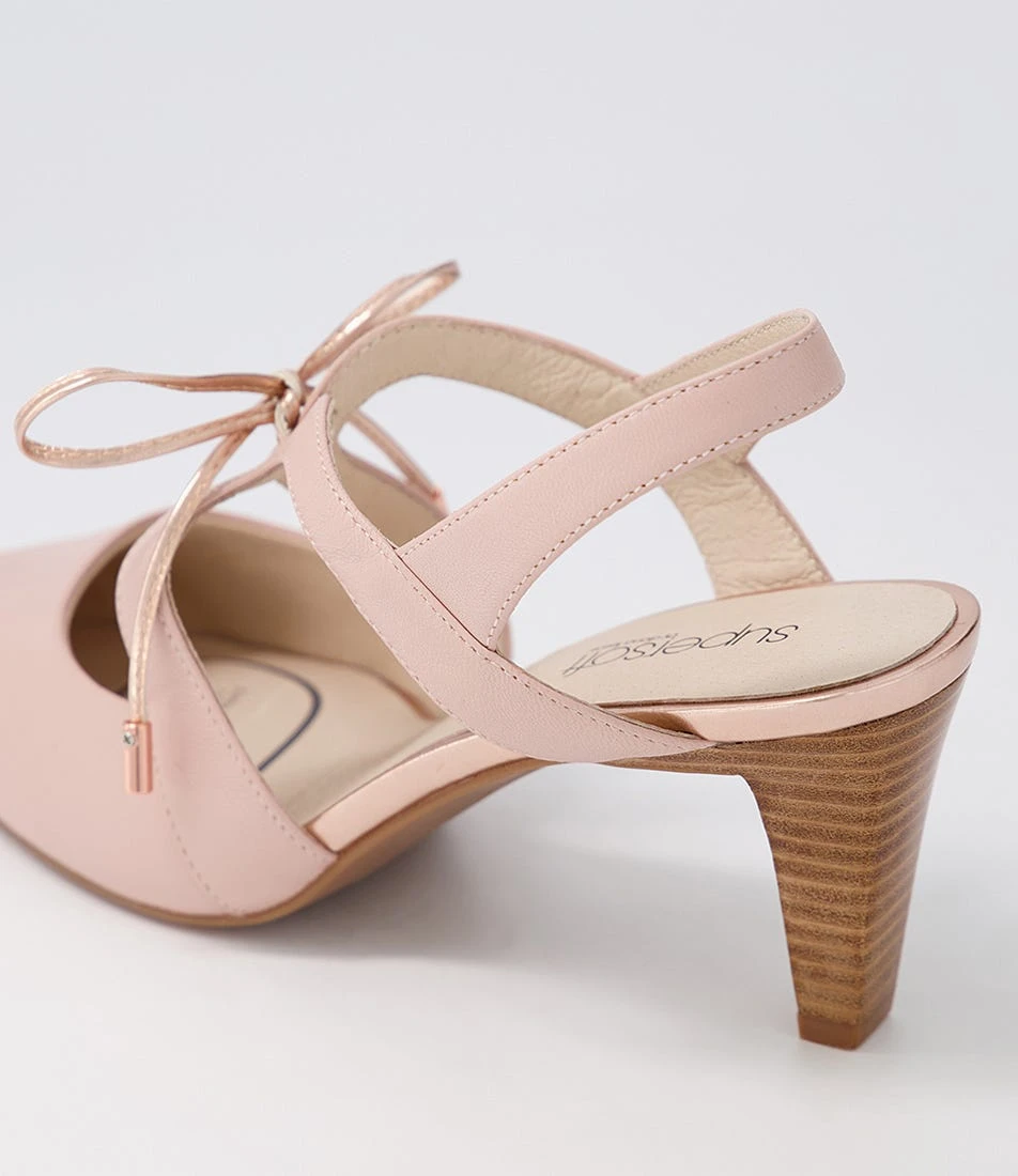 Meduza2 Blush Rose Gold Leather Heels 7 Meduza2 Blush Rose Gold Leather Heels - Image 5