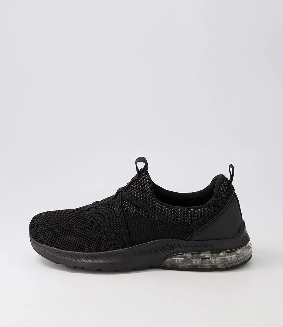 Bossi Black Knit Sneakers 3 Bossi Black Knit Sneakers