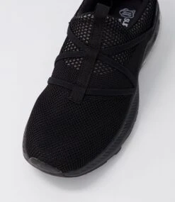 Bossi Black Knit Sneakers 10 Bossi Black Knit Sneakers -Lynx Shoes Shop SU12565B75SS 5