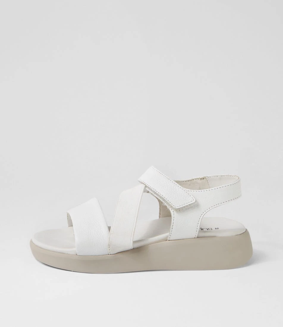 Ways Off White Leather Sandals 3 Ways Off White Leather Sandals