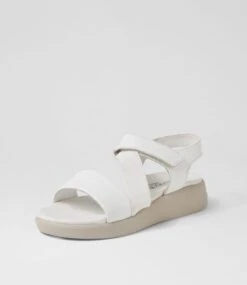 Ways Off White Leather Sandals 8 Ways Off White Leather Sandals -Lynx Shoes Shop SU12592W25LE 3
