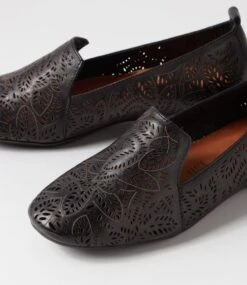 Errin Black Leather Loafers -Lynx Shoes Shop SU12616B75LE 6