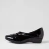 Resting Black Patent Leather Heels 2 Resting Black Patent Leather Heels -Lynx Shoes Shop SU12621BLAPL 2