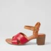 Lotions Red New Tan Lizard Leather Sandals -Lynx Shoes Shop SU12626RXR8D 2