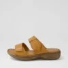 Lissah New Tan Leather Slides -Lynx Shoes Shop SU12631TJULE 2