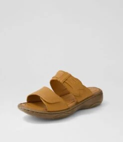 Lissah New Tan Leather Slides 8 Lissah New Tan Leather Slides -Lynx Shoes Shop SU12631TJULE 3