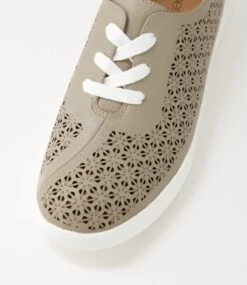 Zate Mushroom White Leather Sneakers 10 Zate Mushroom White Leather Sneakers -Lynx Shoes Shop SU12635KEDLE 5