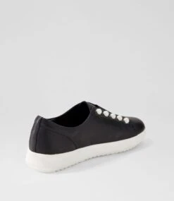 Zooly Black White Leather Sneakers 9 Zooly Black White Leather Sneakers -Lynx Shoes Shop SU12639BDCLE 4