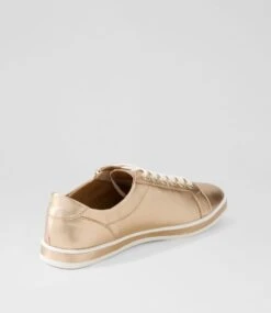 Apply Pale Rose Gold White Leather Sneakers 9 Apply Pale Rose Gold White Leather Sneakers -Lynx Shoes Shop SU12652M1XC5 4