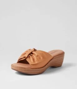 Blessed Dark Tan Leather Sandals -Lynx Shoes Shop SU12654TAOLE 3