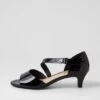 Dating Black Patent Leather Sandals -Lynx Shoes Shop SU12659BLAPL 2
