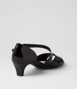 Dating Black Patent Leather Sandals -Lynx Shoes Shop SU12659BLAPL 4