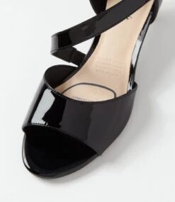 Dating Black Patent Leather Sandals -Lynx Shoes Shop SU12659BLAPL 5