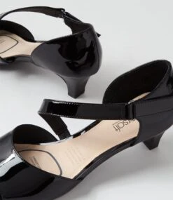 Dating Black Patent Leather Sandals -Lynx Shoes Shop SU12659BLAPL 6