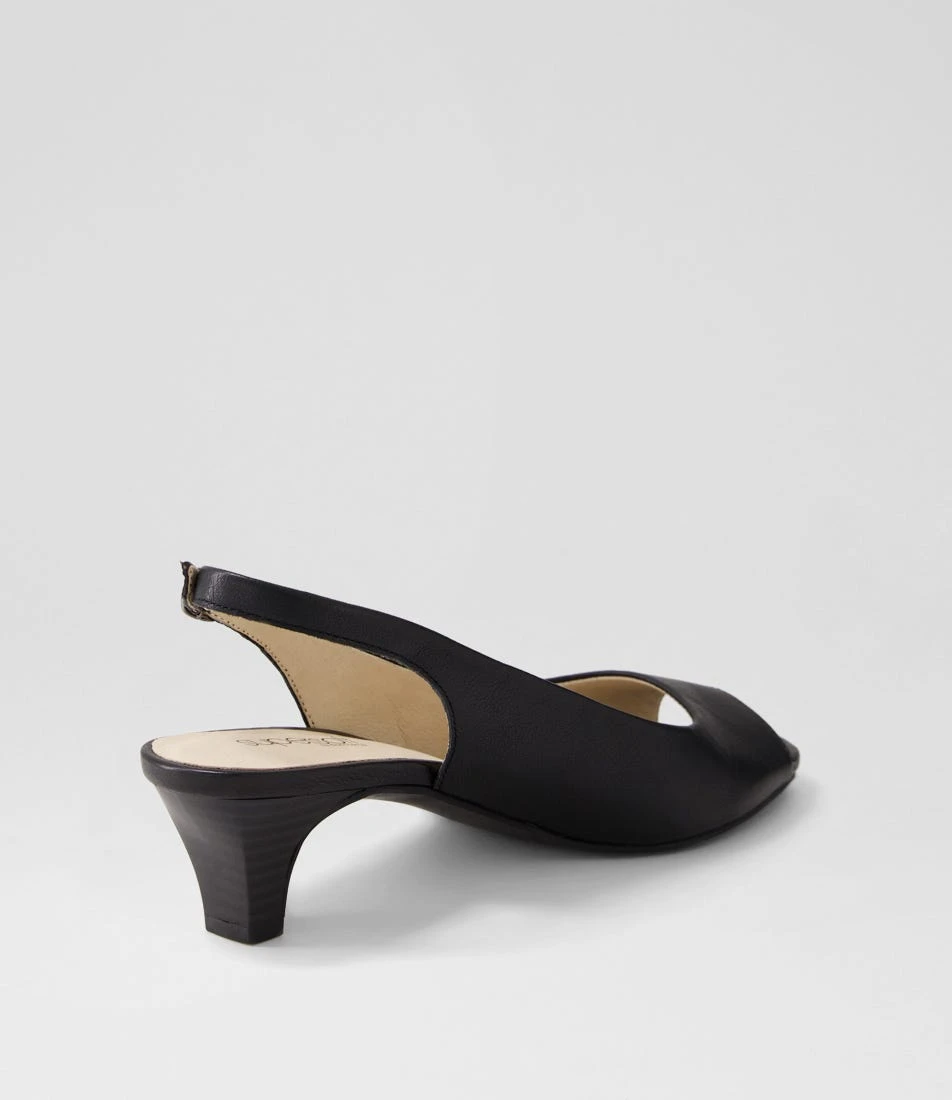 Early Black Leather Sandals 5 Early Black Leather Sandals - Image 3