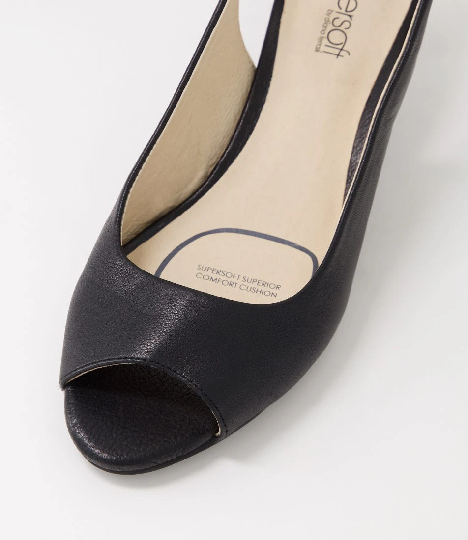 Early Black Leather Sandals 6 Early Black Leather Sandals - Image 4