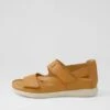 Laii Dark Tan Leather Sandals -Lynx Shoes Shop SU12685TAOLE 2