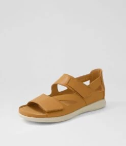 Laii Dark Tan Leather Sandals -Lynx Shoes Shop SU12685TAOLE 3