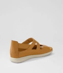 Laii Dark Tan Leather Sandals -Lynx Shoes Shop SU12685TAOLE 4